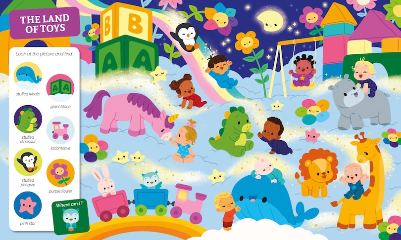 Sample content 4_Seek-and-Find Little Ones It's Bedtime!