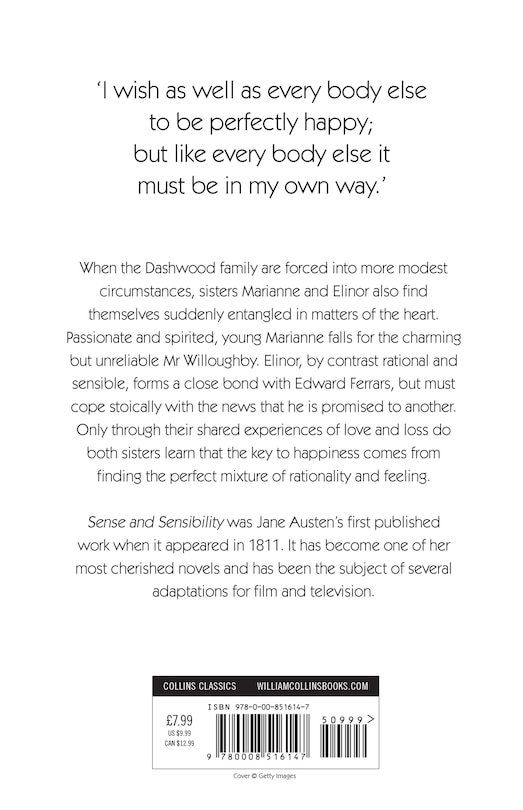 Back cover_Sense and Sensibility