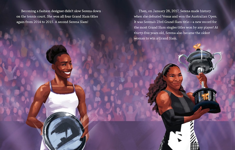 Aperçu du contenu_Serena Williams: A Little Golden Book Biography