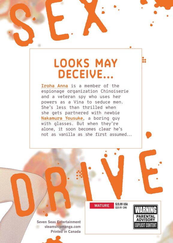 Back cover_SEX DRIVE (Manga) Vol. 2 - My Sneaky Underling
