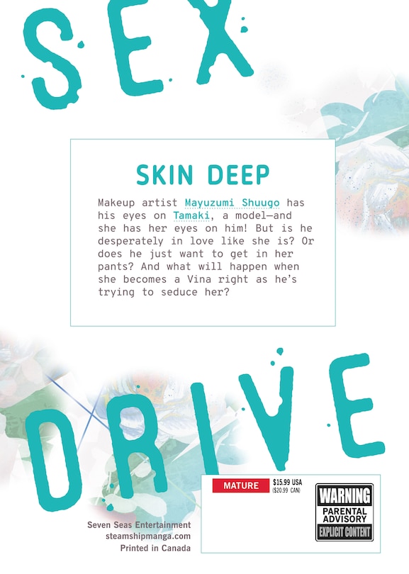 Couverture arri&egrave;re_SEX DRIVE (Manga) Vol. 3 - My Pitiful Makeup Artist