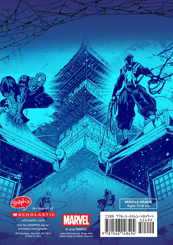 Back cover_Shadow Warrior (Spider-Man: Original Manga)