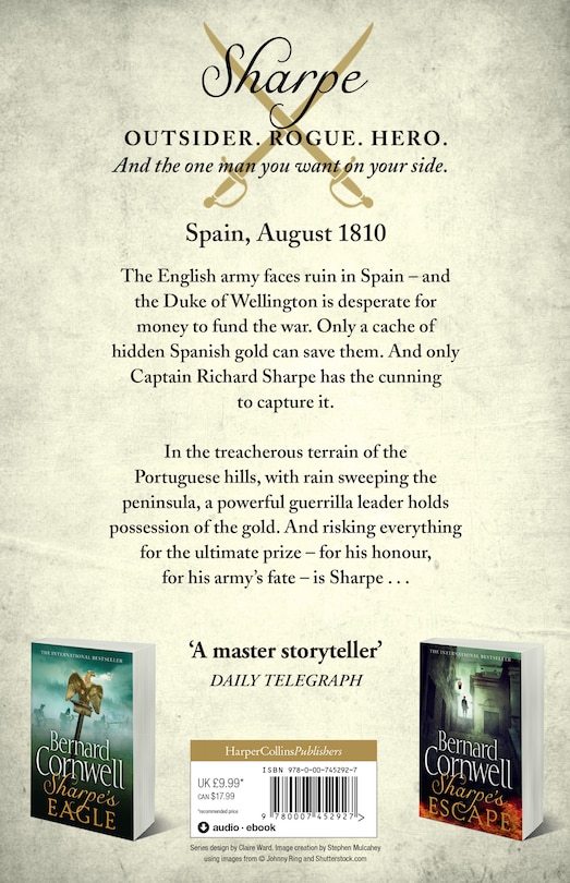 Couverture arri&egrave;re_Sharpe&rsquo;s Gold