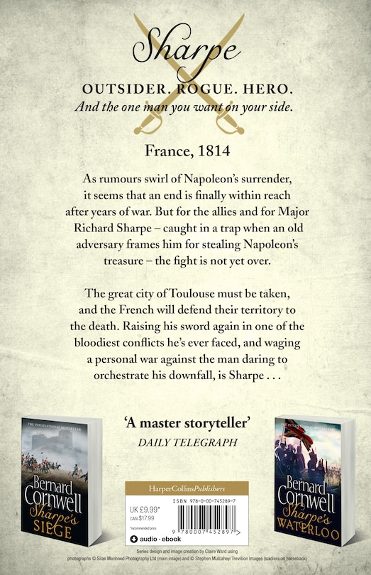 Couverture arri&egrave;re_Sharpe&rsquo;s Revenge