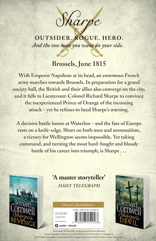 Couverture arri&egrave;re_Sharpe&rsquo;s Waterloo