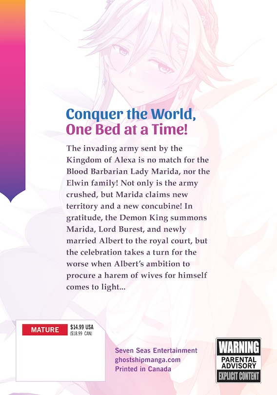 Back cover_She's the Strongest Bride, But I'm Stronger in Night Battles: A Harem Chronicle of Advancing Through Cunning Tactics (Manga) Vol. 2