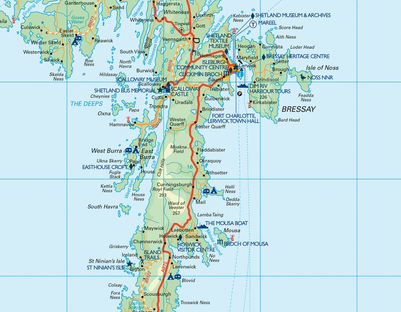 Aper&ccedil;u du contenu 2_Shetland Pocket Map