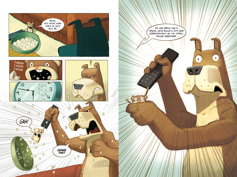 Sample content 2_Sidekicks: A Graphic Novel