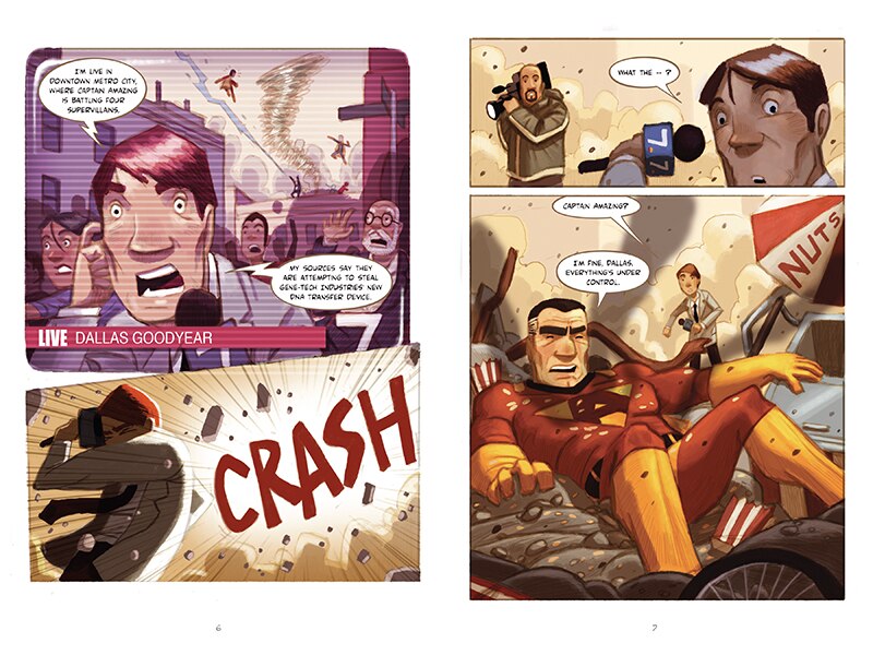 Sample content 3_Sidekicks: A Graphic Novel