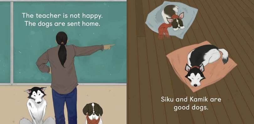 Sample content_Siku And Kamik Go To School