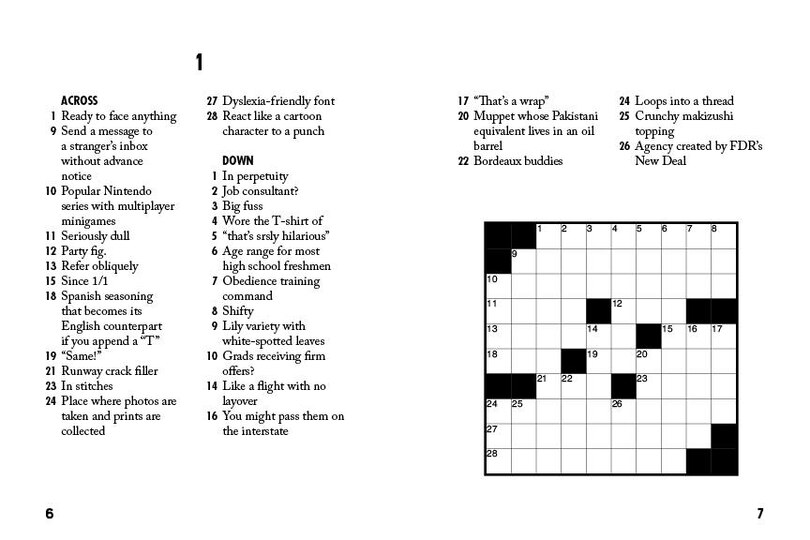 Aperçu du contenu 2_Sip & Solve Hard Mini Crosswords