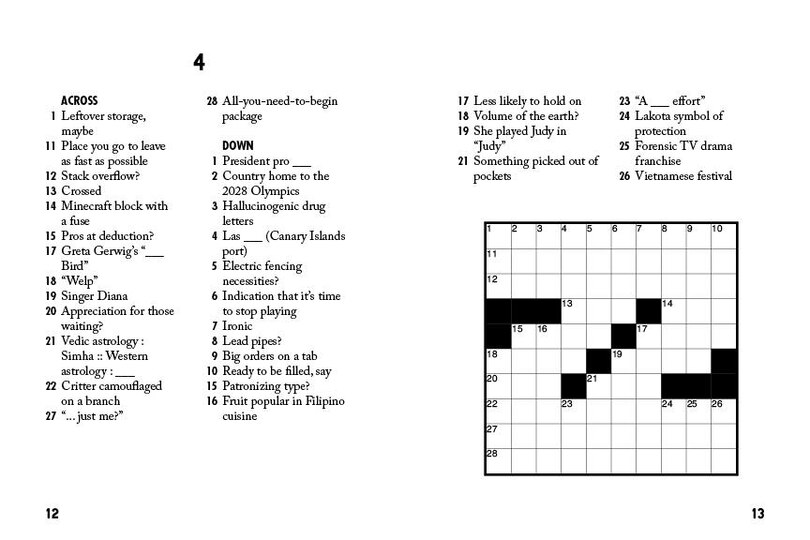 Aperçu du contenu 5_Sip & Solve Hard Mini Crosswords