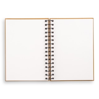 Sample content_Sketchbook 5.5 x 8 Kraft Spiral Hardcover Mixed Media Sketchbook for Drawing