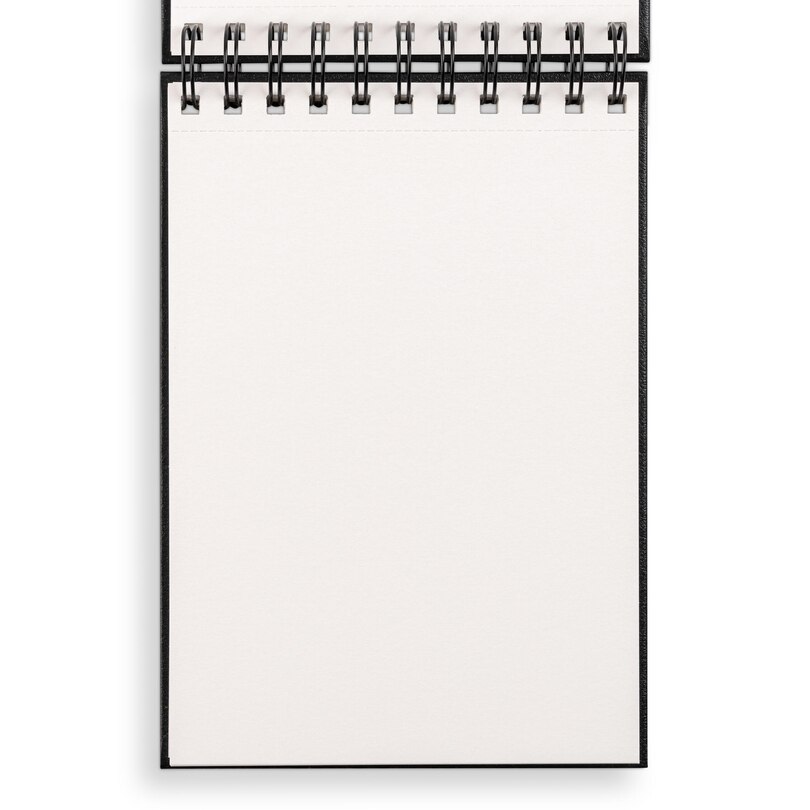 Sample content_Sketchbook (Basic Small Spiral Fliptop Landscape Black)