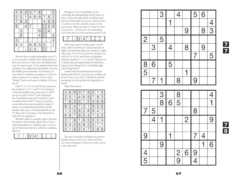 Sample content 2_Skill Builder Sudoku: Easy to Medium
