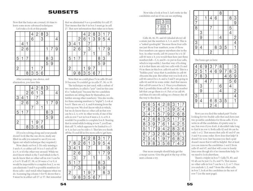 Sample content 3_Skill Builder Sudoku: Easy to Medium
