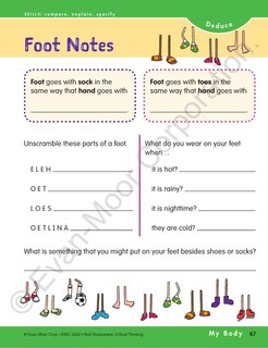 Sample content 2_Skill Sharpeners: Critical Thinking, Grade 2 Workbook