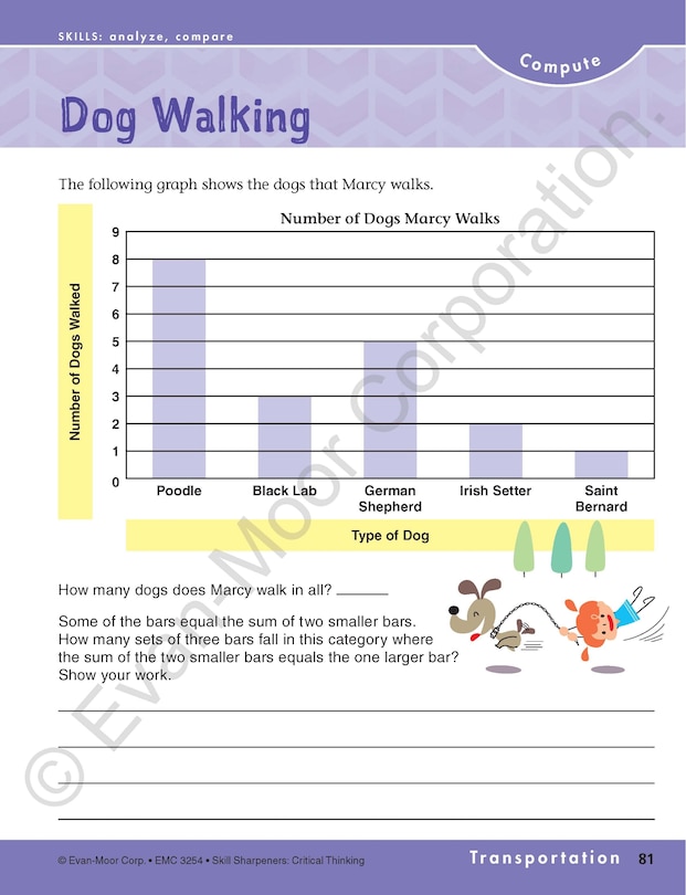 Aperçu du contenu 4_Skill Sharpeners: Critical Thinking, Grade 4 Workbook