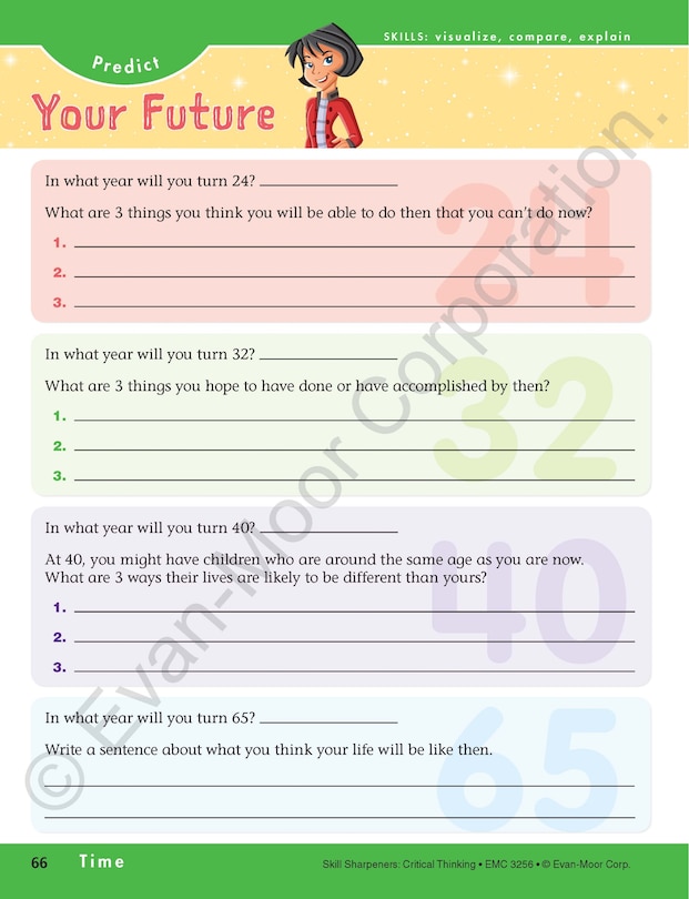Sample content_Skill Sharpeners: Critical Thinking, Grade 6 Workbook