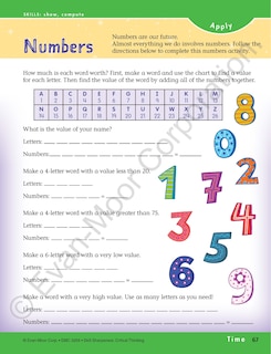Sample content 2_Skill Sharpeners: Critical Thinking, Grade 6 Workbook