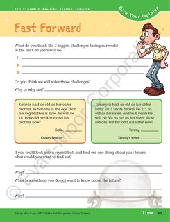Sample content 4_Skill Sharpeners: Critical Thinking, Grade 6 Workbook