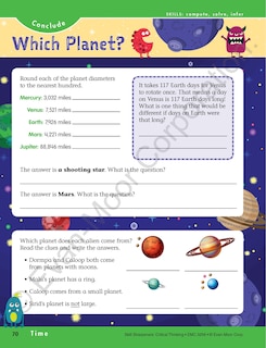 Table of contents_Skill Sharpeners: Critical Thinking, Grade 6 Workbook