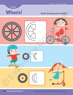 Sample content 2_Skill Sharpeners: Critical Thinking, Kindergarten Workbook