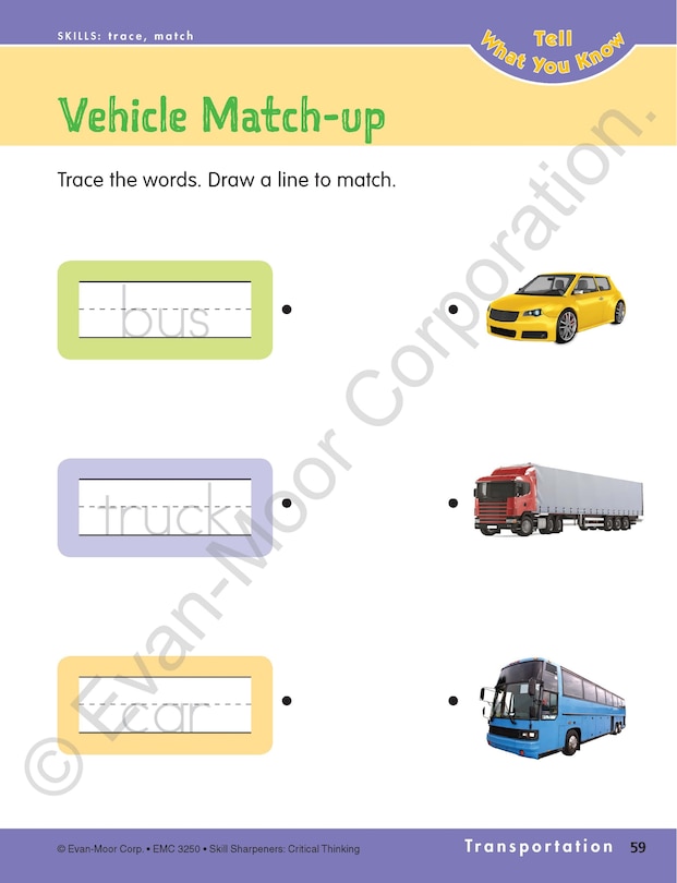 Sample content 4_Skill Sharpeners: Critical Thinking, Kindergarten Workbook