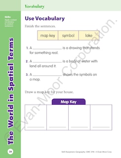 Aperçu du contenu 5_Skill Sharpeners: Geography, Grade 1 Workbook