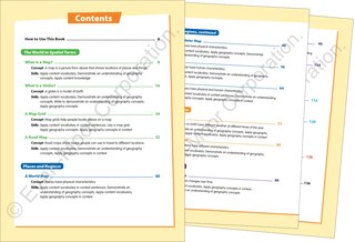 Sample content_Skill Sharpeners: Geography, Grade 2 Workbook