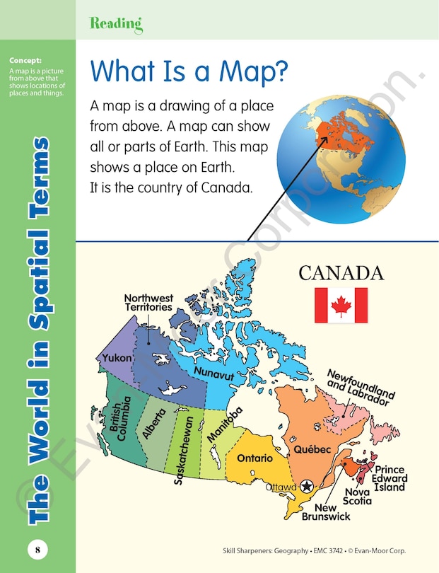 Sample content 2_Skill Sharpeners: Geography, Grade 2 Workbook