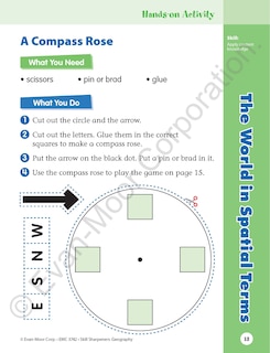 Sample content 4_Skill Sharpeners: Geography, Grade 2 Workbook