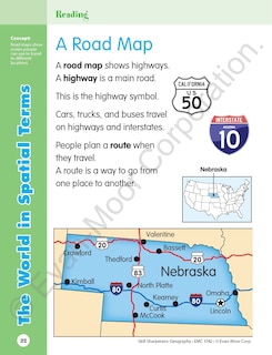 Sample content 5_Skill Sharpeners: Geography, Grade 2 Workbook