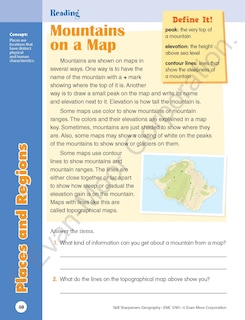 Sample content 4_Skill Sharpeners: Geography, Grade 3 Workbook