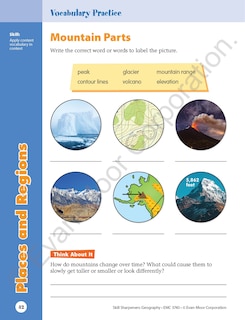 Sample content 5_Skill Sharpeners: Geography, Grade 3 Workbook