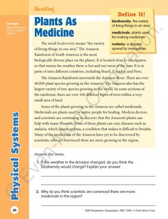 Sample content 2_Skill Sharpeners: Geography, Grade 4 Workbook