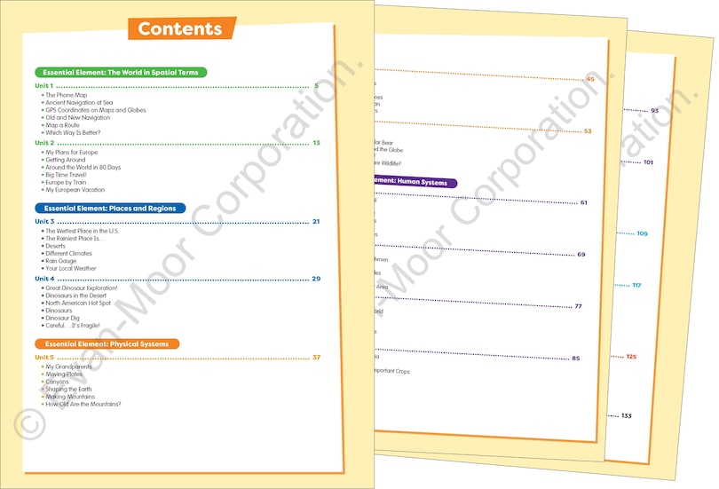 Sample content_Skill Sharpeners: Geography, Grade 5 Workbook