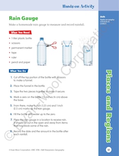 Sample content 5_Skill Sharpeners: Geography, Grade 5 Workbook