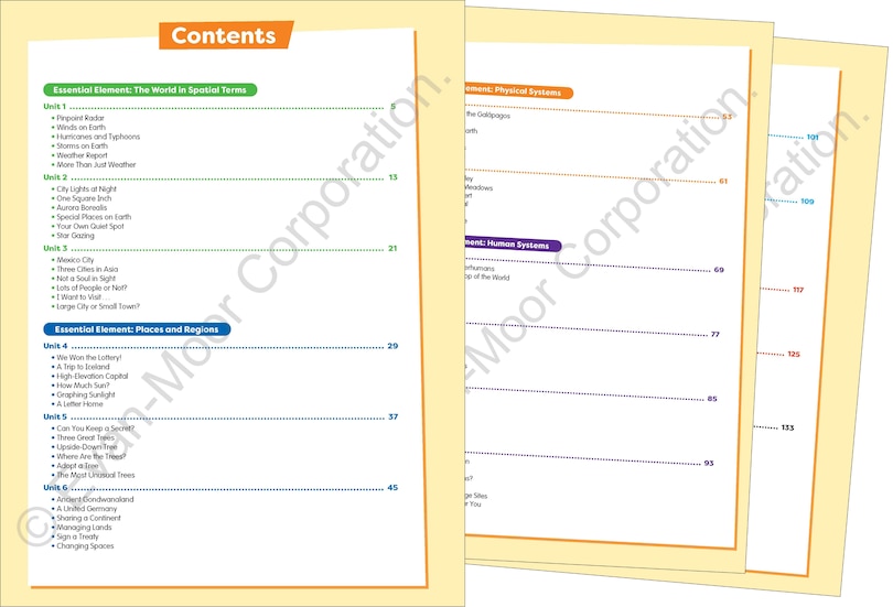 Sample content_Skill Sharpeners: Geography, Grade 6 Workbook