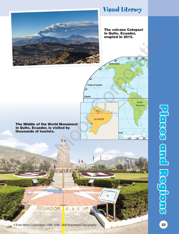 Sample content 4_Skill Sharpeners: Geography, Grade 6 Workbook
