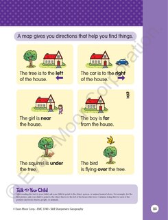 Sample content 2_Skill Sharpeners: Geography, Kindergarten Workbook
