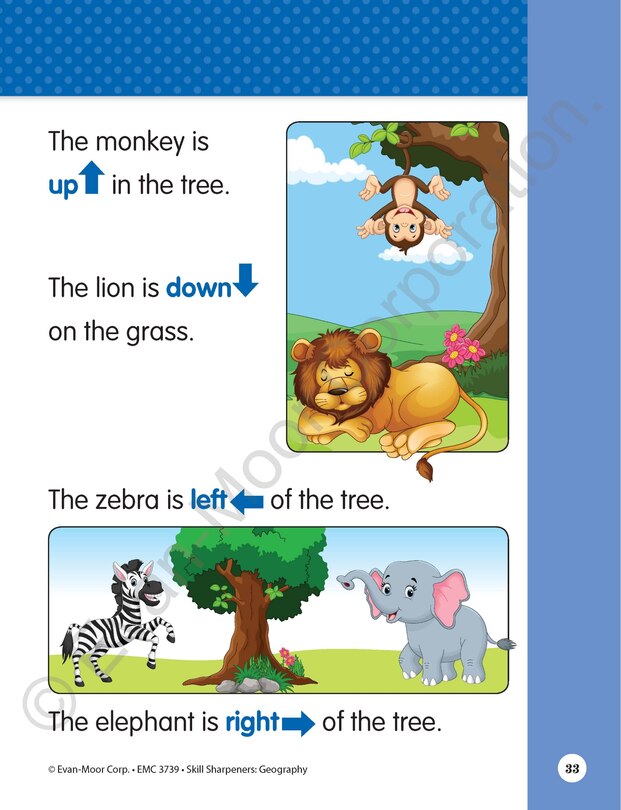 Sample content 3_Skill Sharpeners: Geography, PreK Workbook