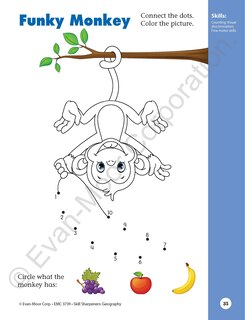 Sample content 5_Skill Sharpeners: Geography, PreK Workbook