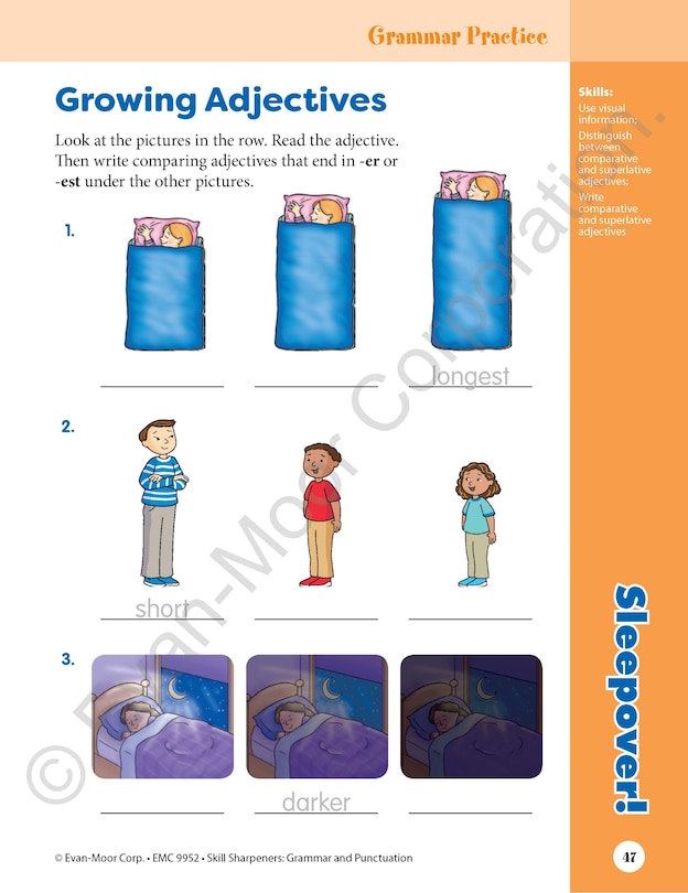 Sample content 3_Skill Sharpeners: Grammar & Punctuation, Grade 2 Workbook
