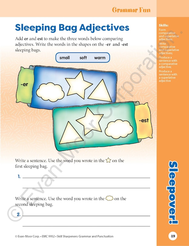 Sample content 5_Skill Sharpeners: Grammar & Punctuation, Grade 2 Workbook