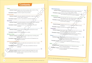 Aperçu du contenu_Skill Sharpeners: Grammar & Punctuation, Grade 4 Workbook