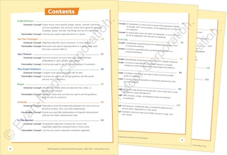 Aperçu du contenu_Skill Sharpeners: Grammar & Punctuation, Grade 5 Workbook