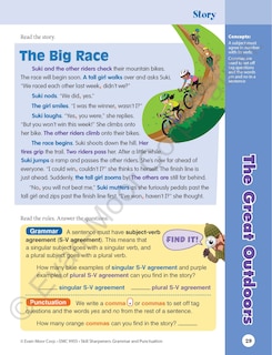 Aperçu du contenu 2_Skill Sharpeners: Grammar & Punctuation, Grade 5 Workbook