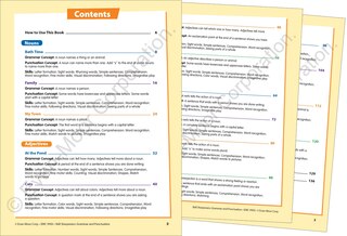 Aperçu du contenu_Skill Sharpeners: Grammar & Punctuation, Kindergarten Workbook
