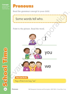 Sample content 2_Skill Sharpeners: Grammar & Punctuation, PreK Workbook